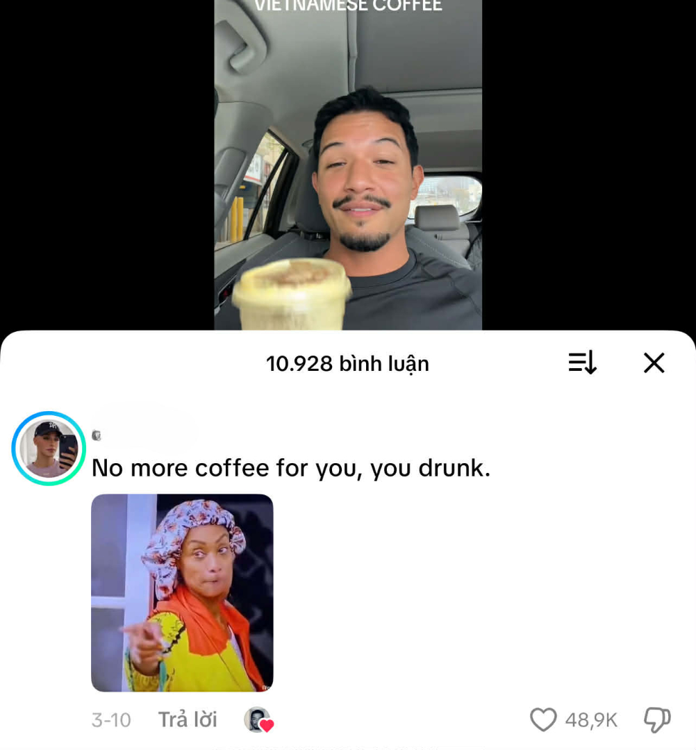 TikToker người Mỹ kh&ocirc;ng thể ngừng cười khi thử 1 loại đồ uống Việt Nam, d&acirc;n mạng: &ldquo;Đừng uống nữa, tr&ocirc;ng bạn như say rồi&rdquo;- Ảnh 4.