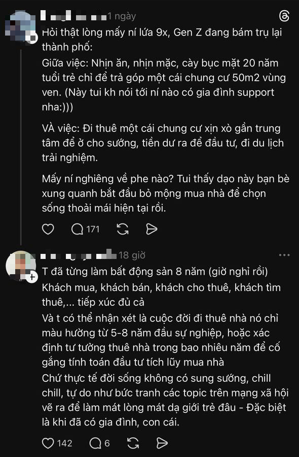 "C&ograve;n trẻ, đi thu&ecirc; chung cư sống cho sướng, để tiền du lịch, bục mặt trả g&oacute;p nh&agrave; 50m2 l&agrave;m c&aacute;i g&igrave;?": Sale BĐS 8 năm l&ecirc;n tiếng- Ảnh 1.