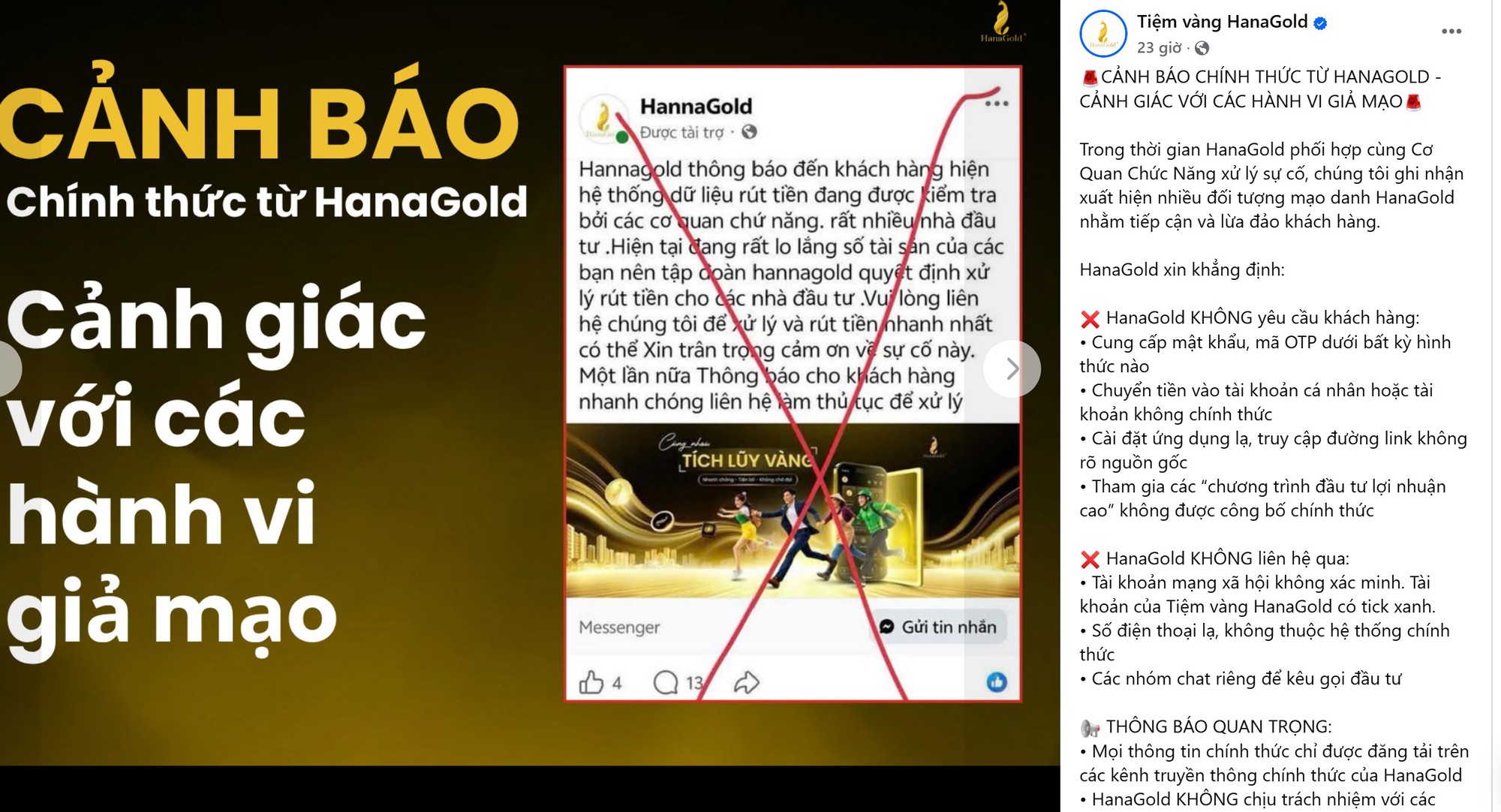 Tiệm vàng HanaGold 3 lần lên tiếng, nhưng điều nhà đầu tư quan tâm nhất chưa rõ câu trả lời- Ảnh 1. Tiệm vàng HanaGold 3 lần lên tiếng, nhưng điều nhà đầu tư quan tâm nhất chưa rõ câu trả lời- Ảnh 1.