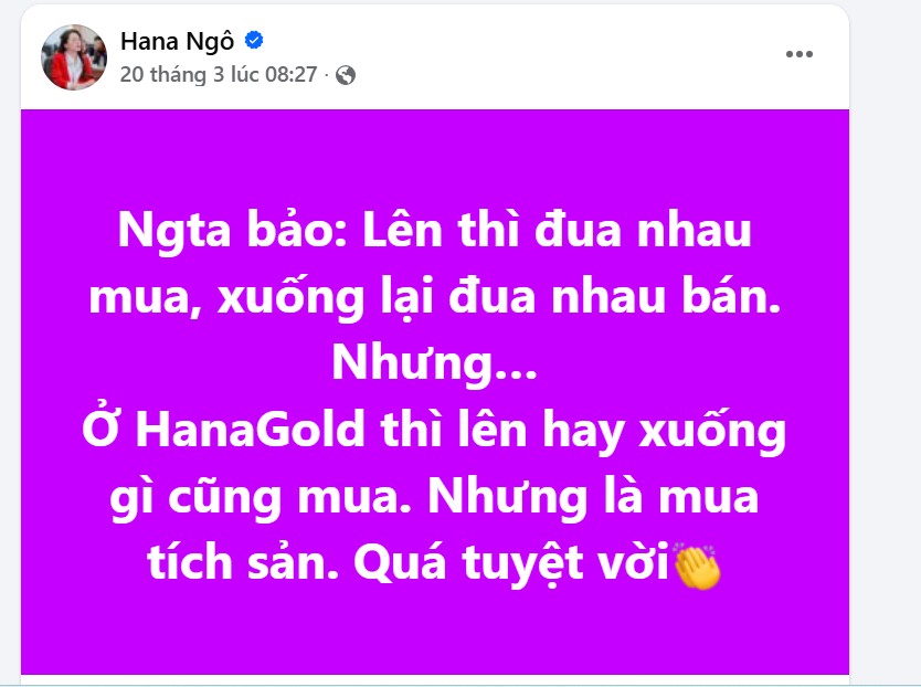 Trước ng&agrave;y bị bắt, Hana Ng&ocirc; vẫn k&ecirc;u gọi nh&agrave; đầu tư mua v&agrave;ng của HanaGold, l&ecirc;n nhiều clip &ldquo;n&oacute;i đạo l&yacute;&rdquo; v&agrave; dạy hướng nghiệp- Ảnh 2.