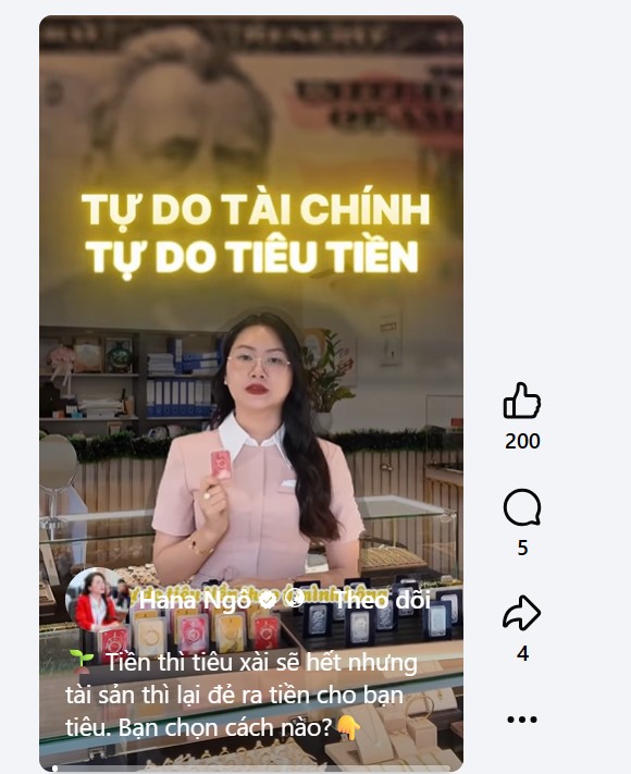 Trước ng&agrave;y bị bắt, Hana Ng&ocirc; vẫn k&ecirc;u gọi nh&agrave; đầu tư mua v&agrave;ng của HanaGold, l&ecirc;n nhiều clip &ldquo;n&oacute;i đạo l&yacute;&rdquo; v&agrave; dạy hướng nghiệp- Ảnh 3.