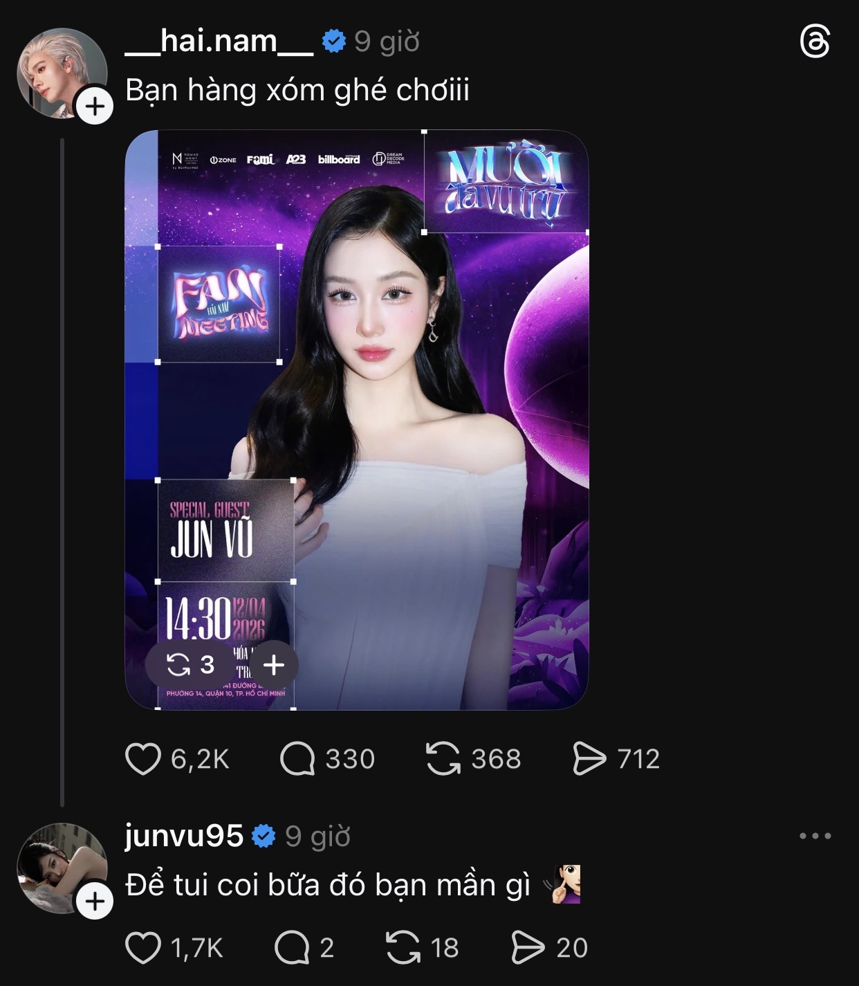 Jun Vũ bất ngờ tổ chức đ&aacute;m cưới n&aacute;o loạn MXH, nhưng ch&uacute; rể kh&ocirc;ng phải l&agrave; Hải Nam- Ảnh 6.