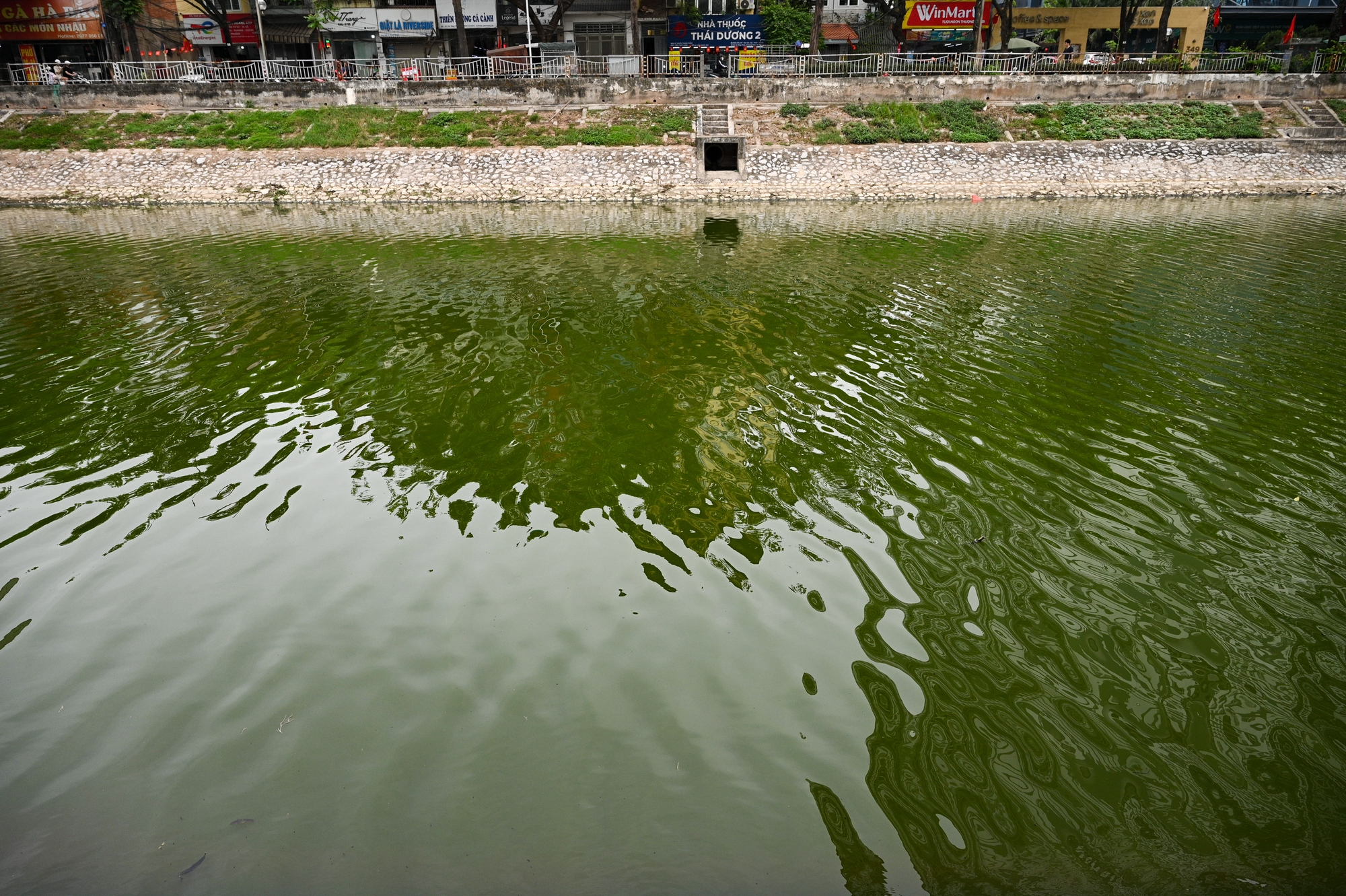 Ảnh, clip: Bất ngờ diện mạo mới của s&ocirc;ng T&ocirc; Lịch sau khi bơm nước từ Hồ T&acirc;y- Ảnh 5.