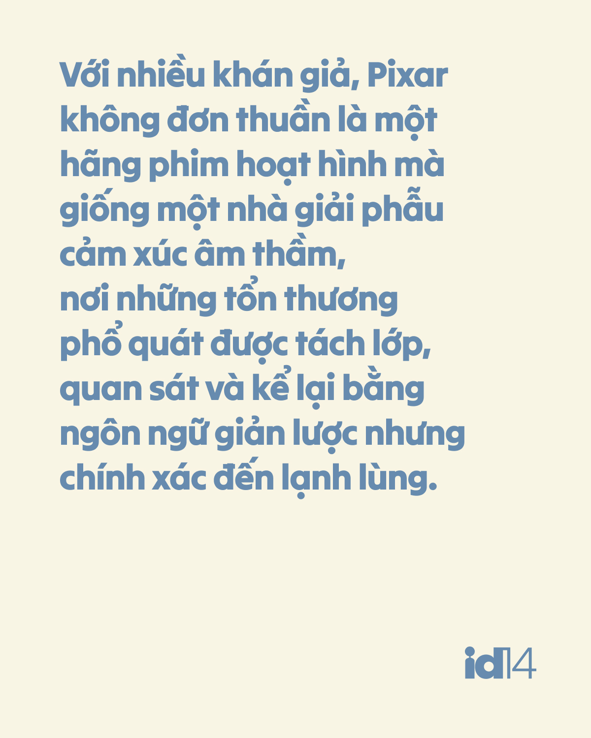 Pixar và nghệ thuật "mổ xẻ" những vết thương chưa lành- Ảnh 1. Pixar và nghệ thuật "mổ xẻ" những vết thương chưa lành- Ảnh 1.