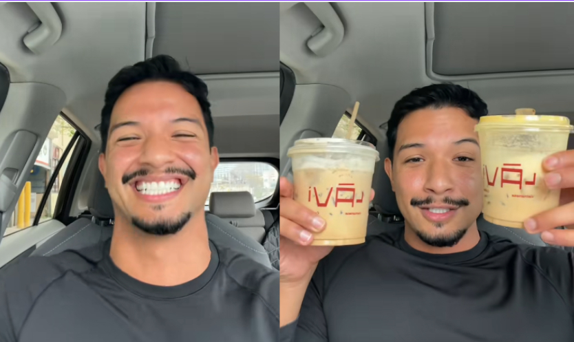 TikToker người Mỹ kh&ocirc;ng thể ngừng cười khi thử 1 loại đồ uống Việt Nam, d&acirc;n mạng: &ldquo;Đừng uống nữa, tr&ocirc;ng bạn như say rồi&rdquo;- Ảnh 2.