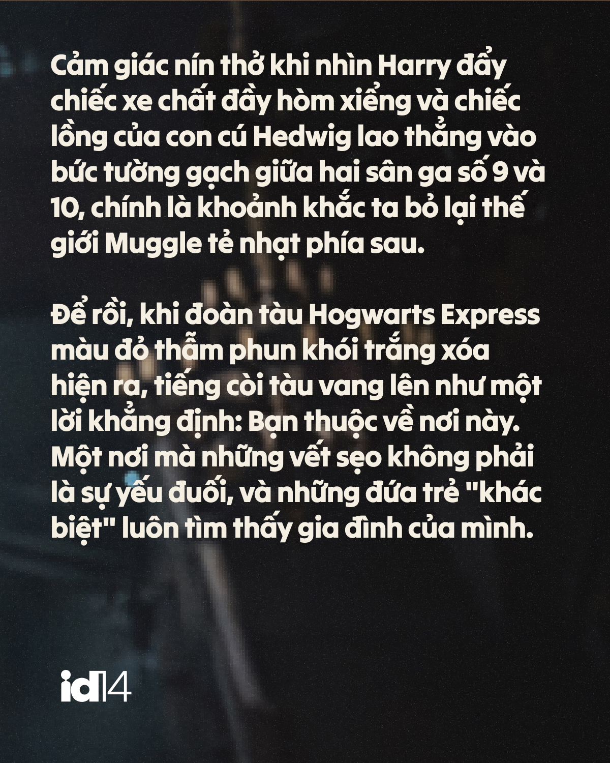 Mỗi thế hệ đều có một chuyến tàu đến Hogwart của riêng mình- Ảnh 2. Mỗi thế hệ đều có một chuyến tàu đến Hogwart của riêng mình- Ảnh 2.