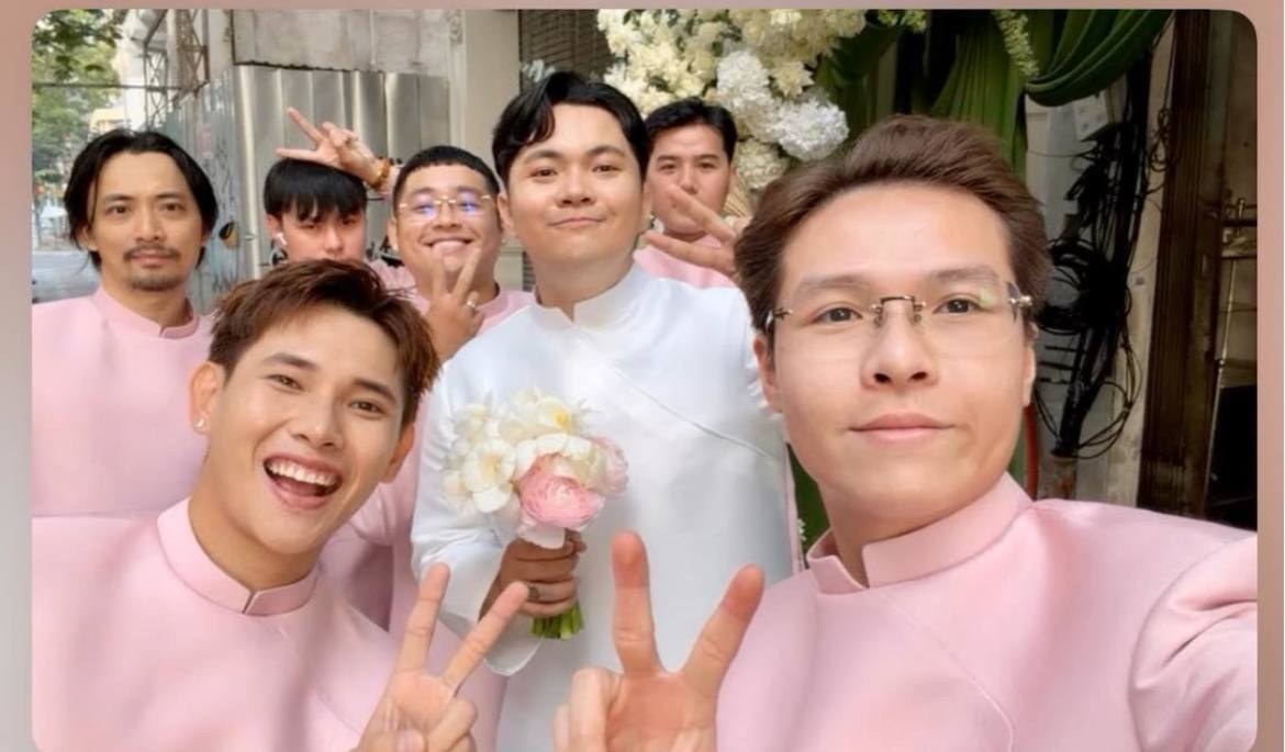 Đ&aacute;m hỏi của Nhung Gumiho - Andiez Nam Trương: Ch&uacute; rể rưng rưng x&uacute;c động, d&agrave;n ph&ugrave; d&acirc;u - ph&ugrave; rể qu&aacute; xịn!- Ảnh 3.