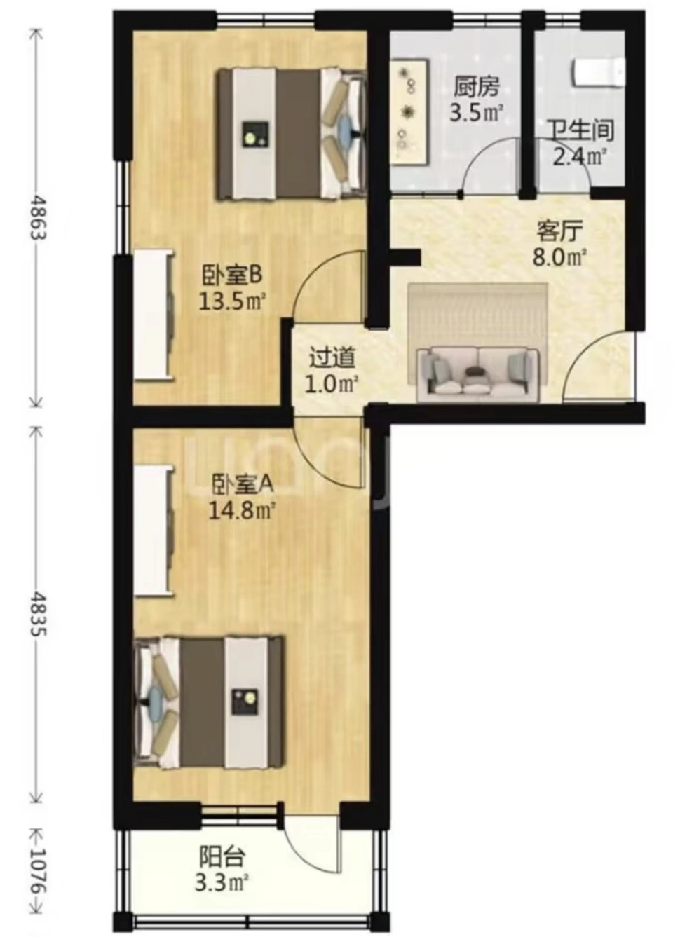 1 thanh ni&ecirc;n cải tạo căn hộ "c&aacute;n dao" th&agrave;nh tổ ấm nghệ như ảnh Pinterest, g&oacute;c n&agrave;o cũng đ&aacute;ng ngắm- Ảnh 2.