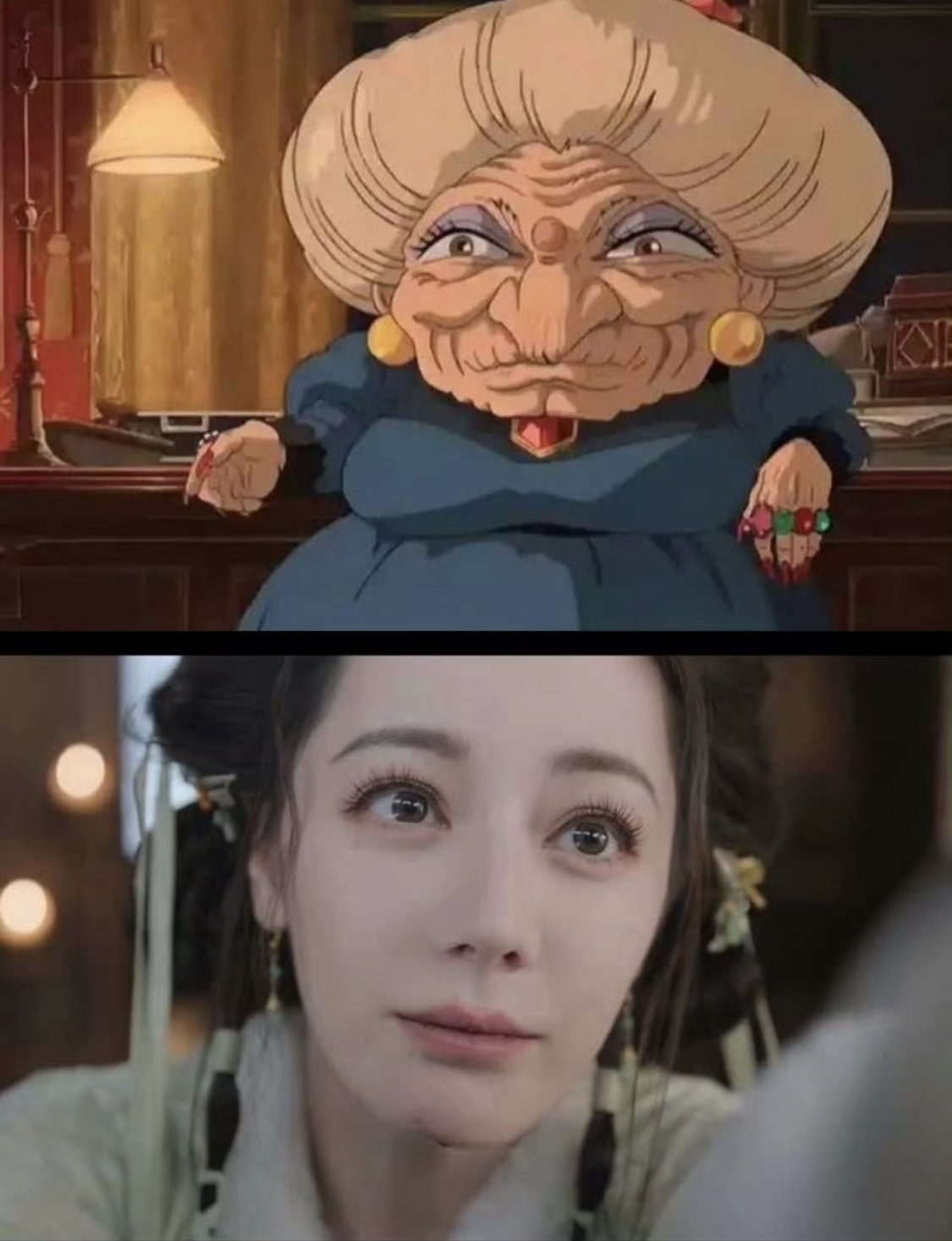 Gương mặt đ&aacute;ng sợ của Địch Lệ Nhiệt Ba- Ảnh 7.