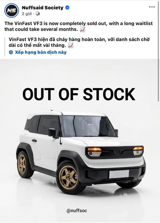 VinFast VF 3 bất ngờ 'ch&aacute;y h&agrave;ng' tại quốc gia l&aacute;ng giềng Việt Nam?- Ảnh 2.