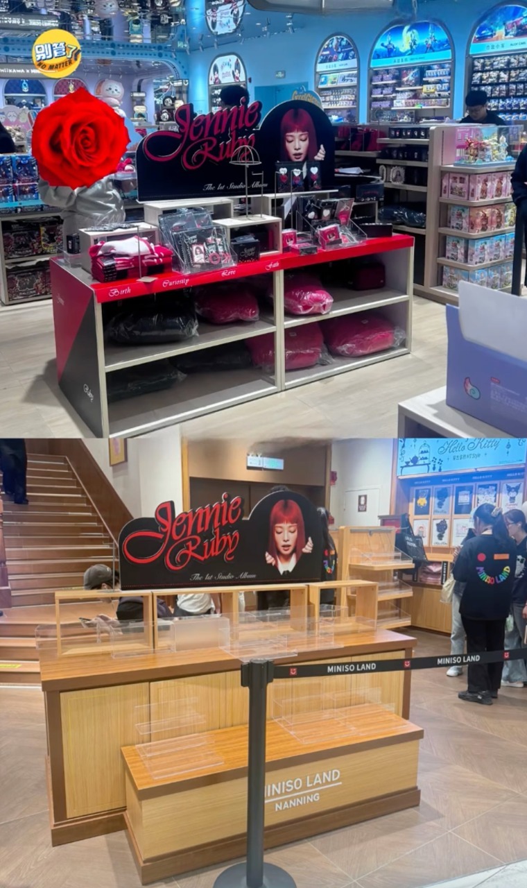 Cảnh tượng gi&agrave;nh giật đồ Jennie ở MINISO: Kh&aacute;ch xếp h&agrave;ng d&agrave;i 3 con đường, đội mưa chờ 6 tiếng- Ảnh 5.