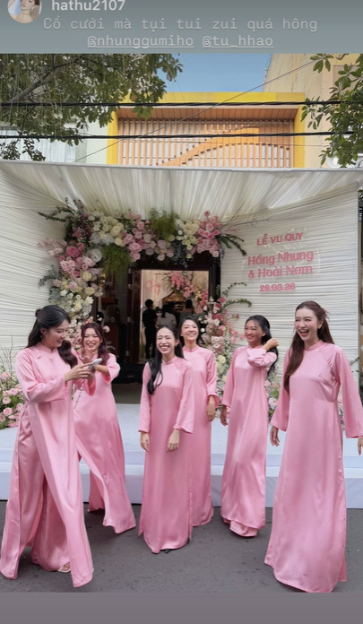 Đ&aacute;m hỏi của Nhung Gumiho - Andiez Nam Trương: Ch&uacute; rể rưng rưng x&uacute;c động, d&agrave;n ph&ugrave; d&acirc;u - ph&ugrave; rể qu&aacute; xịn!- Ảnh 2.