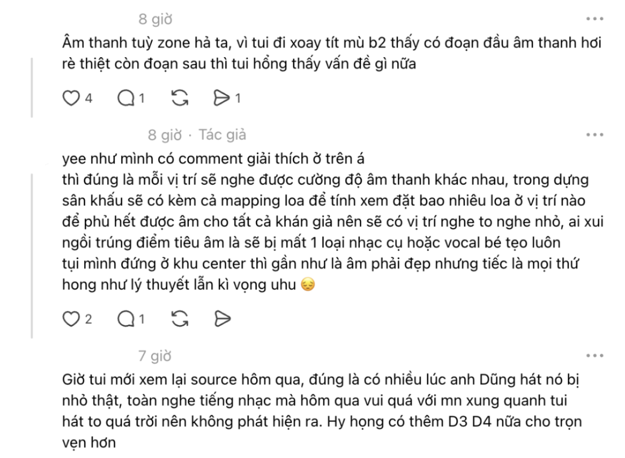 Kh&aacute;n giả than thở loạt trải nghiệm bất ổn trong concert Ho&agrave;ng Dũng, chỉ ra điểm g&acirc;y thất vọng nhất- Ảnh 7.