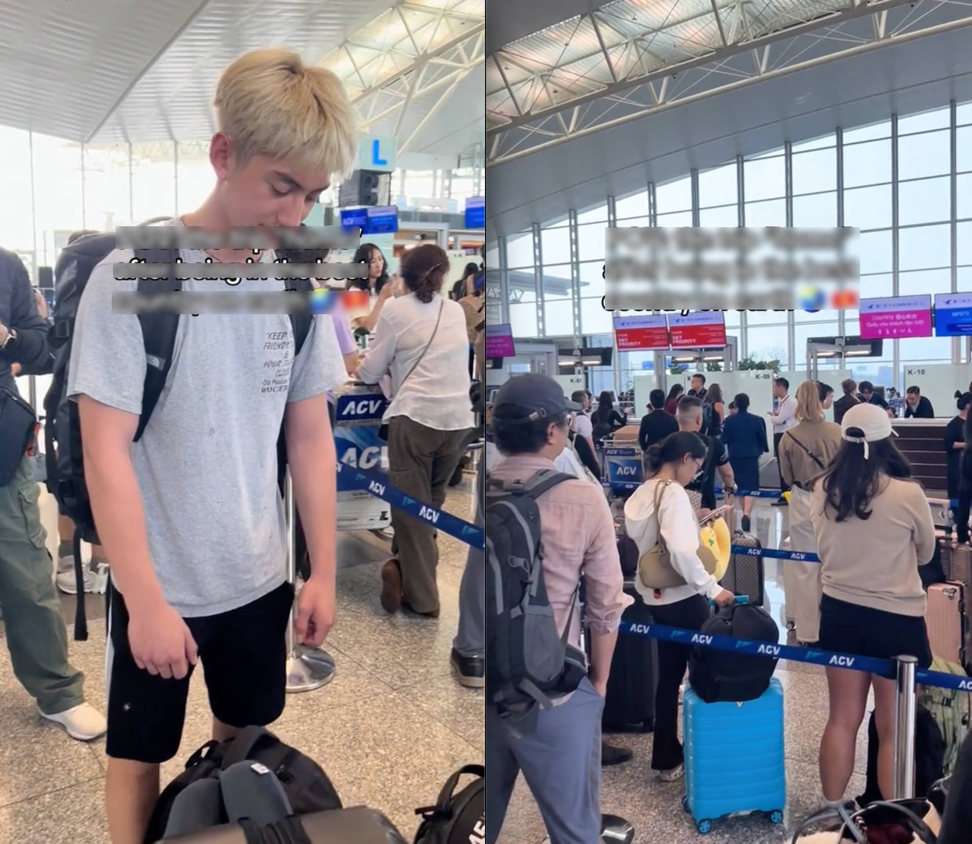 Kh&aacute;ch T&acirc;y c&uacute;i gằm mặt ở s&acirc;n bay khi rời khỏi Việt Nam, nghe nguy&ecirc;n nh&acirc;n nhiều người muốn an ủi- Ảnh 1.