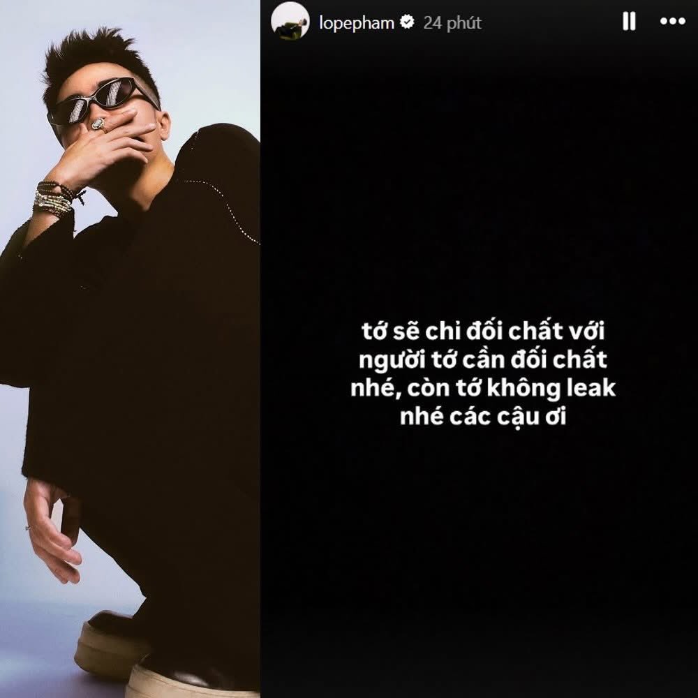 MCK tuyên bố thẳng "từ bây giờ DJ Lope Phạm sẽ không nhận thêm 1 đồng nào từ album 99%"- Ảnh 4. MCK tuyên bố thẳng "từ bây giờ DJ Lope Phạm sẽ không nhận thêm 1 đồng nào từ album 99%"- Ảnh 4.