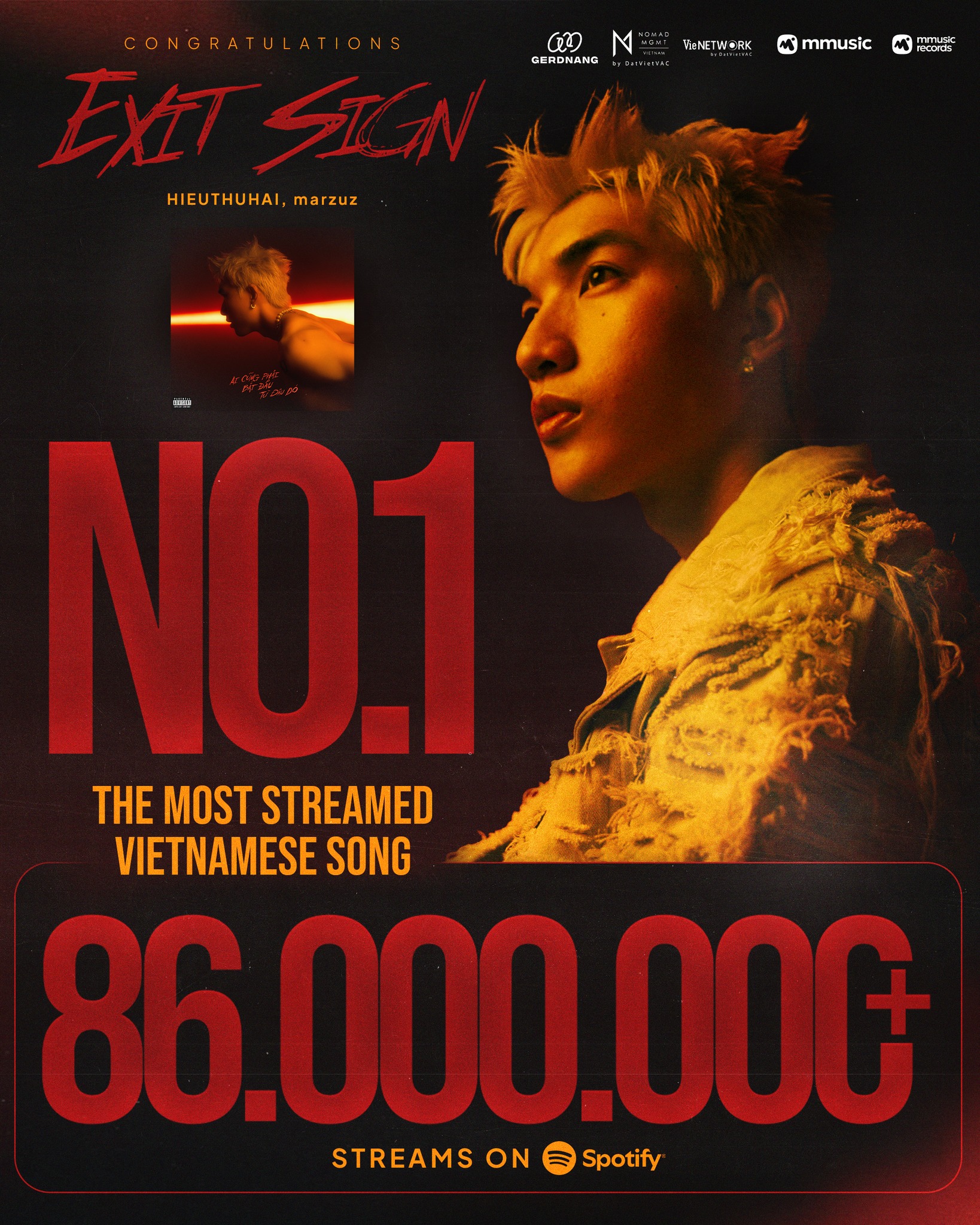 B&agrave;i h&aacute;t được nghe nhiều nhất Spotify Việt Nam: Nam nghệ sĩ ra 1 b&agrave;i ăn cả đời, Sơn T&ugrave;ng chưa từng l&agrave; đối thủ- Ảnh 1.