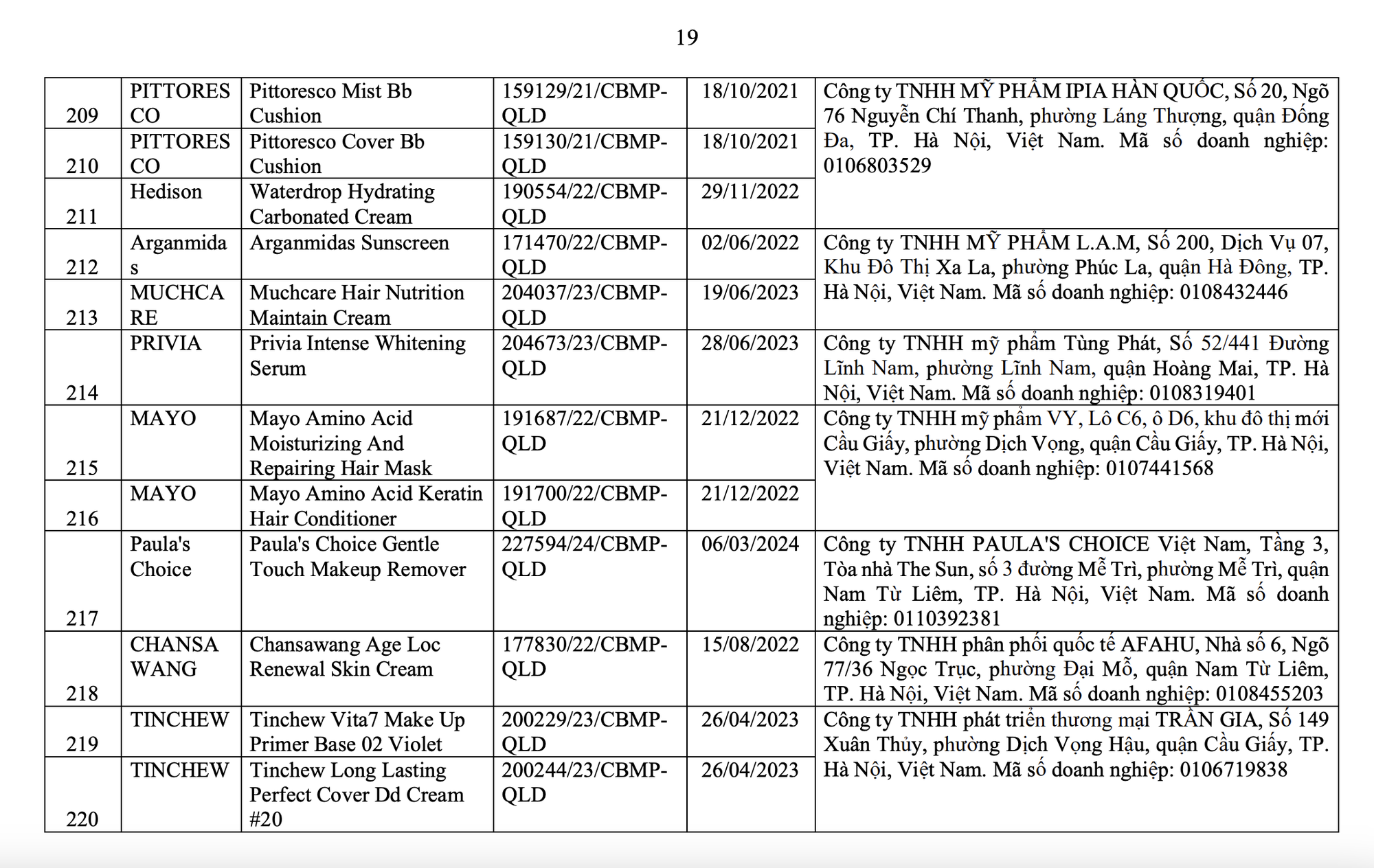 Bộ Y tế thu hồi to&agrave;n quốc 291 loại mỹ phẩm nổi tiếng: Paula's Choice, LEMONADE cũng c&oacute; t&ecirc;n- Ảnh 19.