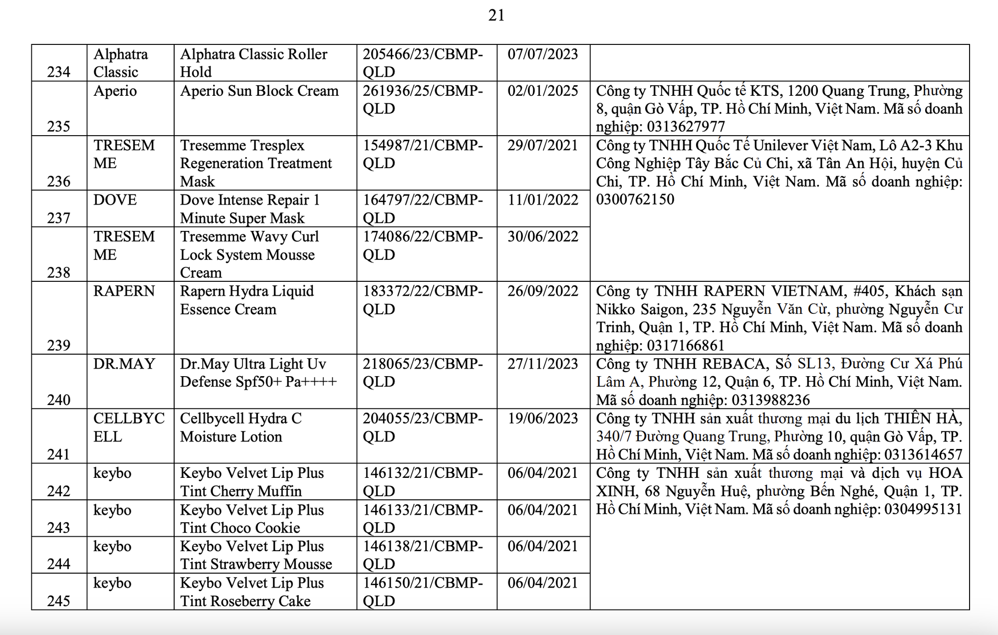 Bộ Y tế thu hồi to&agrave;n quốc 291 loại mỹ phẩm nổi tiếng: Paula's Choice, LEMONADE cũng c&oacute; t&ecirc;n- Ảnh 21.