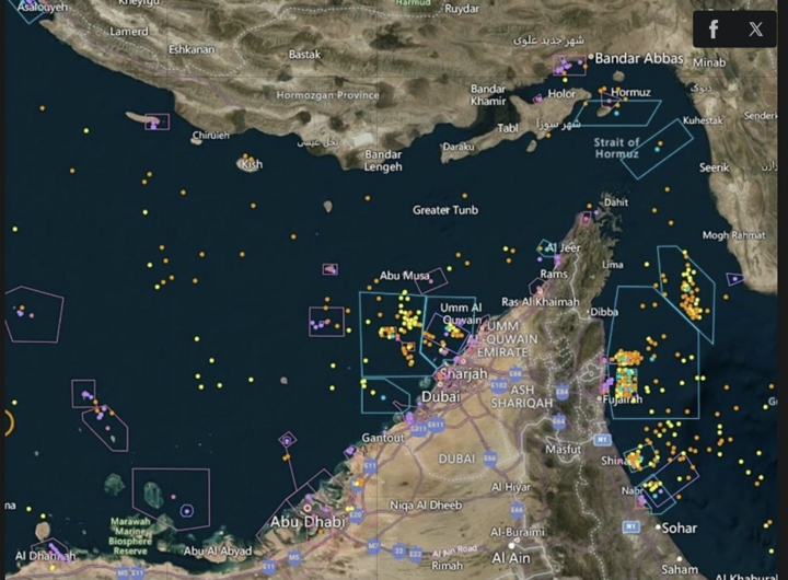 Eo biển Hormuz gần như t&ecirc; liệt, hơn 700 t&agrave;u chở dầu mắc kẹt- Ảnh 1.