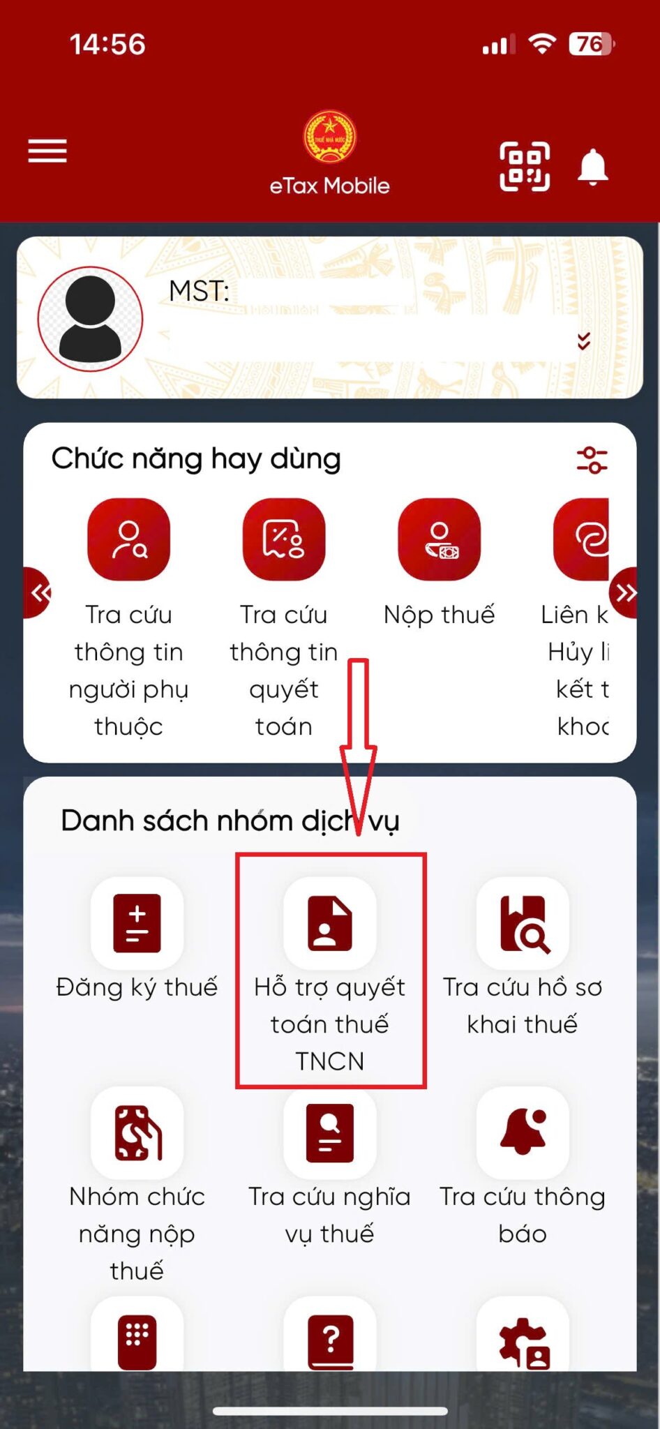 C&aacute;ch quyết to&aacute;n thuế tr&ecirc;n eTax Mobile chuẩn nhất 2026- Ảnh 2.