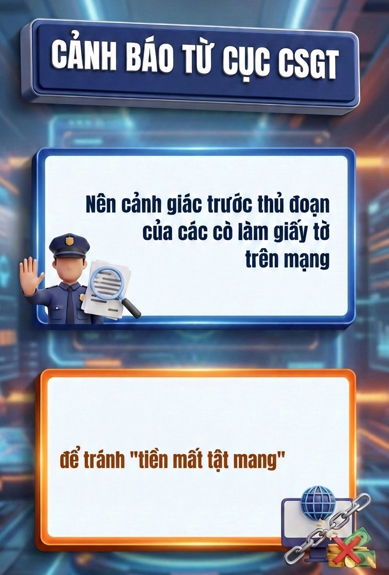 Cục CSGT cảnh b&aacute;o n&oacute;ng li&ecirc;n quan đến Giấy ph&eacute;p l&aacute;i xe- Ảnh 2.