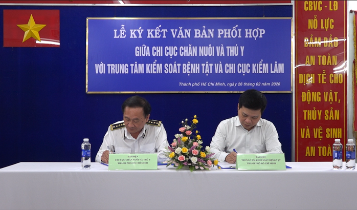 HCDC và ngành thú y TPHCM tăng cường phối hợp dữ liệu phòng bệnh lây từ động vật- Ảnh 1. HCDC và ngành thú y TPHCM tăng cường phối hợp dữ liệu phòng bệnh lây từ động vật- Ảnh 1.