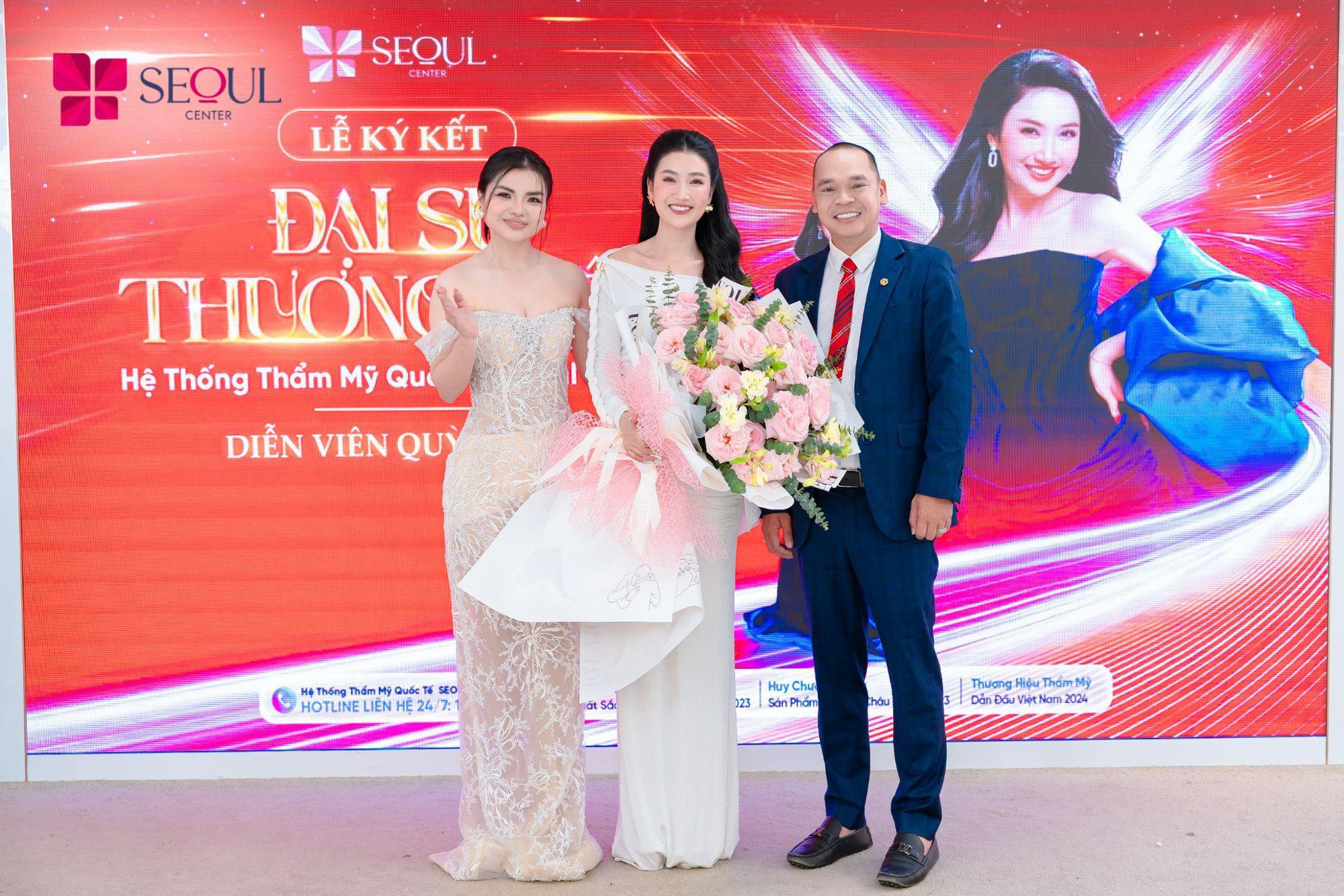 Chủ tịch Th&aacute;i Phan Thanh B&igrave;nh c&ugrave;ng TGĐ Huỳnh Như Lam c&ocirc;ng bố đại sứ thương hiệu Seoul Center 2026- Ảnh 3.