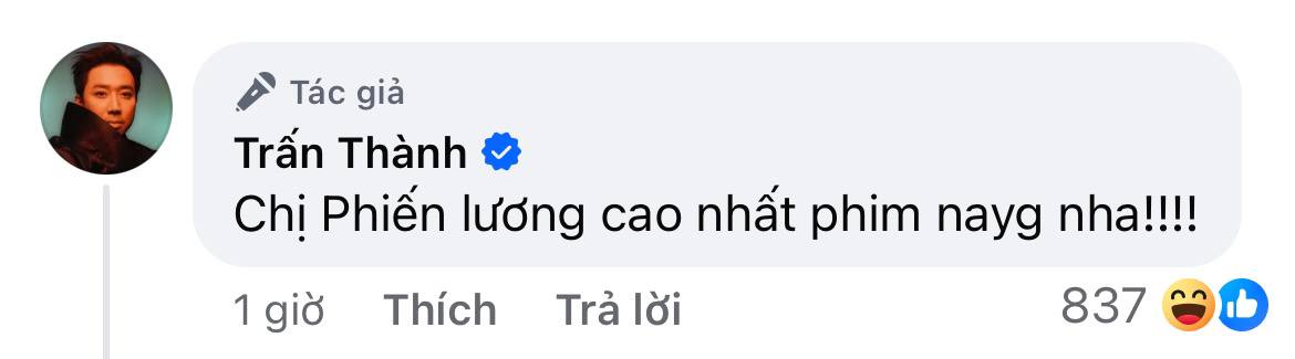 Trấn Th&agrave;nh để lộ người nhận c&aacute;t x&ecirc; cao nhất Thỏ ơi!!: Chỉ diễn 1 ph&uacute;t, l&agrave; c&aacute;i t&ecirc;n kh&ocirc;ng ai ngờ đến- Ảnh 1.
