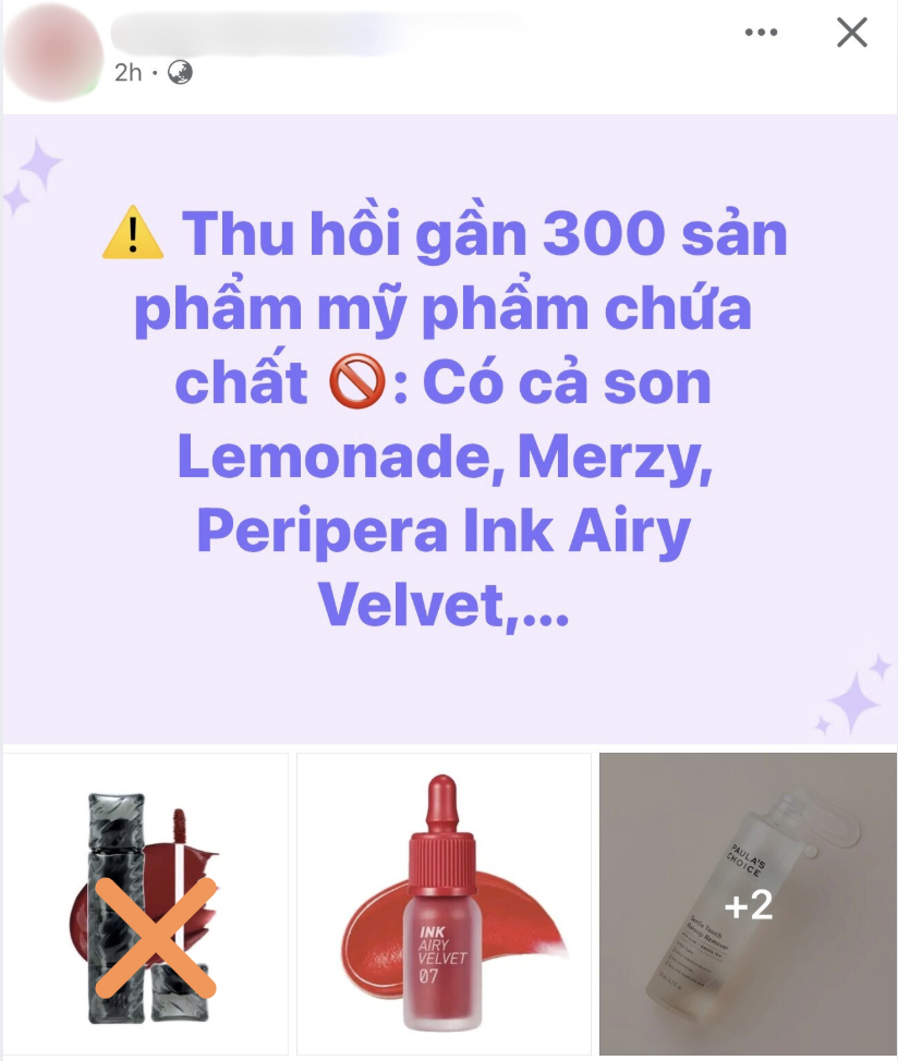 C&oacute; t&ecirc;n trong danh s&aacute;ch mỹ phẩm bị thu hồi, Merzy l&ecirc;n tiếng n&oacute;ng đ&iacute;nh ch&iacute;nh 1 th&ocirc;ng tin- Ảnh 2.