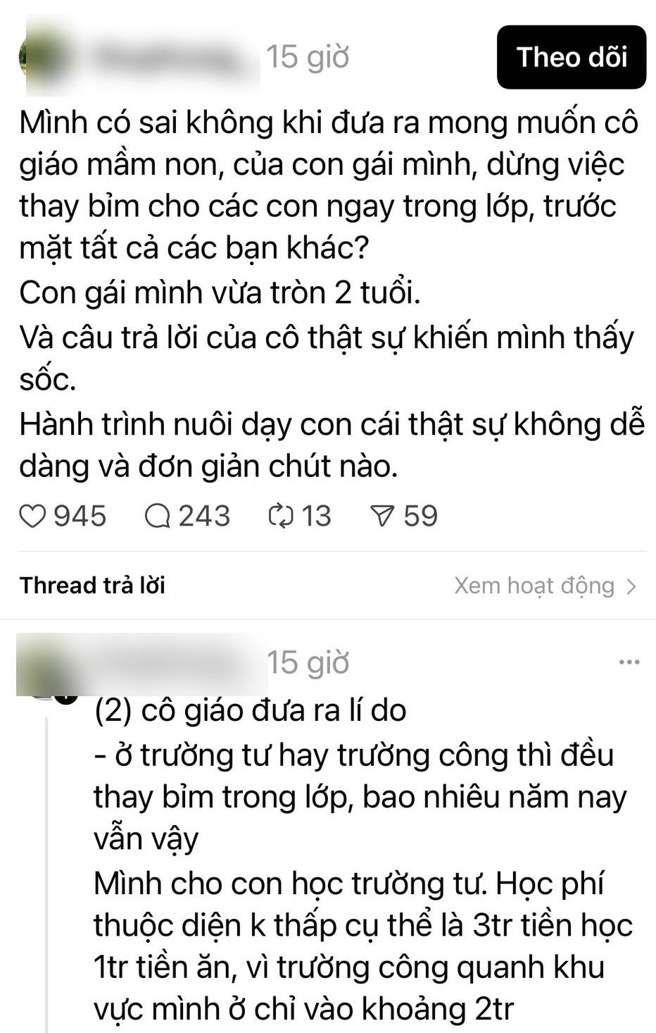 Đề xuất 1 vấn đề, bà mẹ TP.HCM bị chê "tiền ít mà đòi hỏi", loạt phụ huynh vào bênh: Chị ấy sai chỗ nào?- Ảnh 1. Đề xuất 1 vấn đề, bà mẹ TP.HCM bị chê "tiền ít mà đòi hỏi", loạt phụ huynh vào bênh: Chị ấy sai chỗ nào?- Ảnh 1.