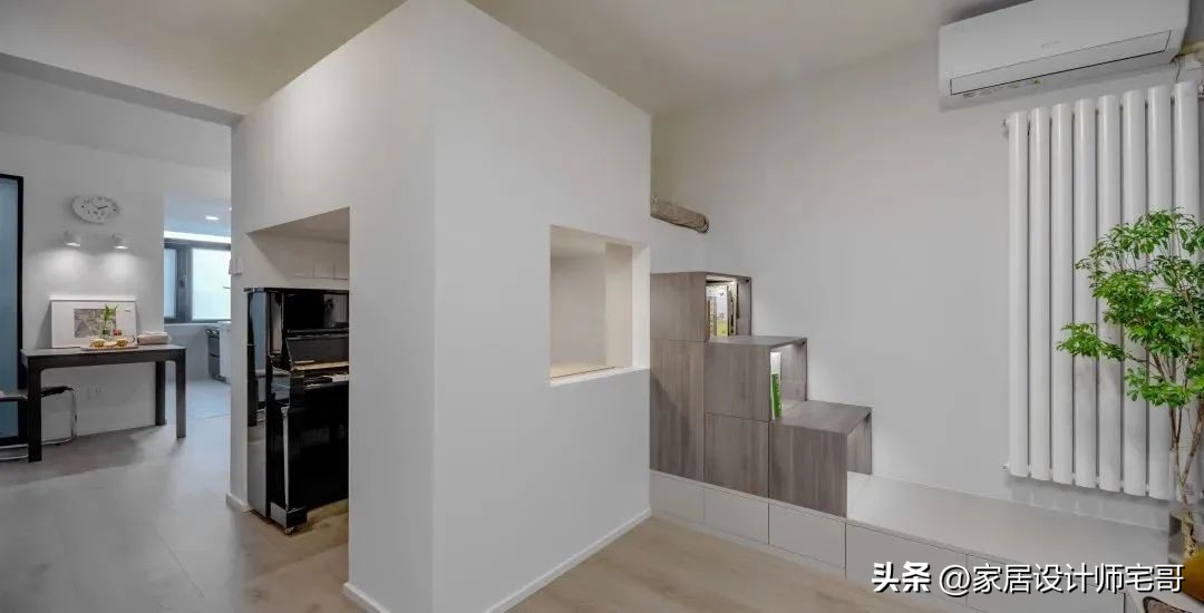 Căn hộ 54m&sup2; cho 3 thế hệ sống chung: Từ 2 ph&ograve;ng ngủ cải tạo th&agrave;nh 4 ph&ograve;ng ri&ecirc;ng, kh&ocirc;ng gian nhỏ nhưng ai cũng thoải m&aacute;i- Ảnh 19.