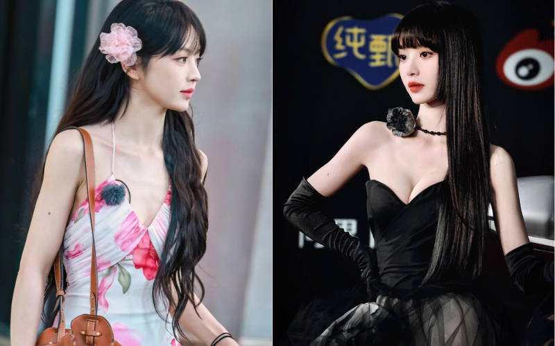 Điền Hi Vi mặc v&aacute;y o &eacute;p v&ograve;ng 1 khiến buổi livestream bị gi&aacute;n đoạn, ekip bị n&eacute;m đ&aacute; gắt- Ảnh 7.