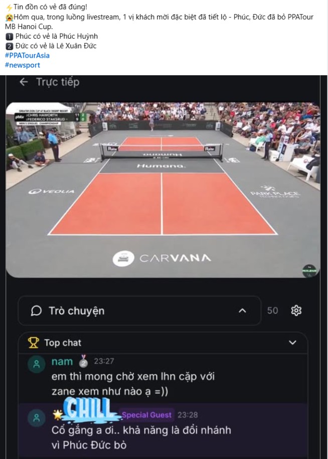 Rộ tin đồn “em bé” Phúc Huỳnh bỏ PPA Asia 1000 tại Hà Nội- Ảnh 2. Rộ tin đồn “em bé” Phúc Huỳnh bỏ PPA Asia 1000 tại Hà Nội- Ảnh 2.