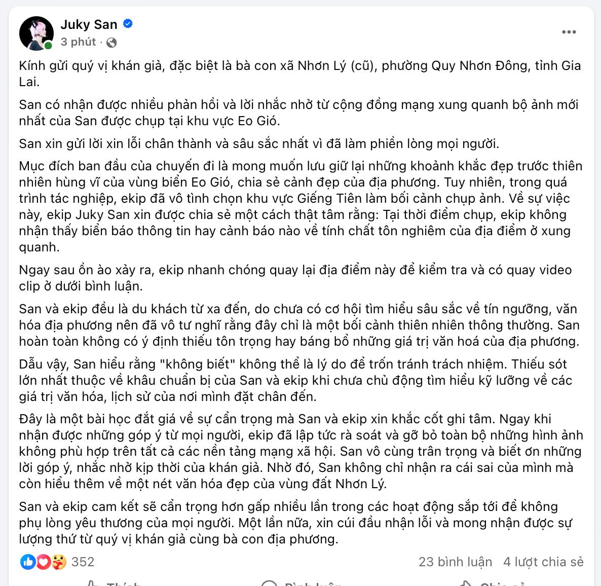 G&acirc;y phẫn nộ v&igrave; mặc bikini tắm Giếng Ti&ecirc;n, Juky San l&ecirc;n tiếng- Ảnh 6.