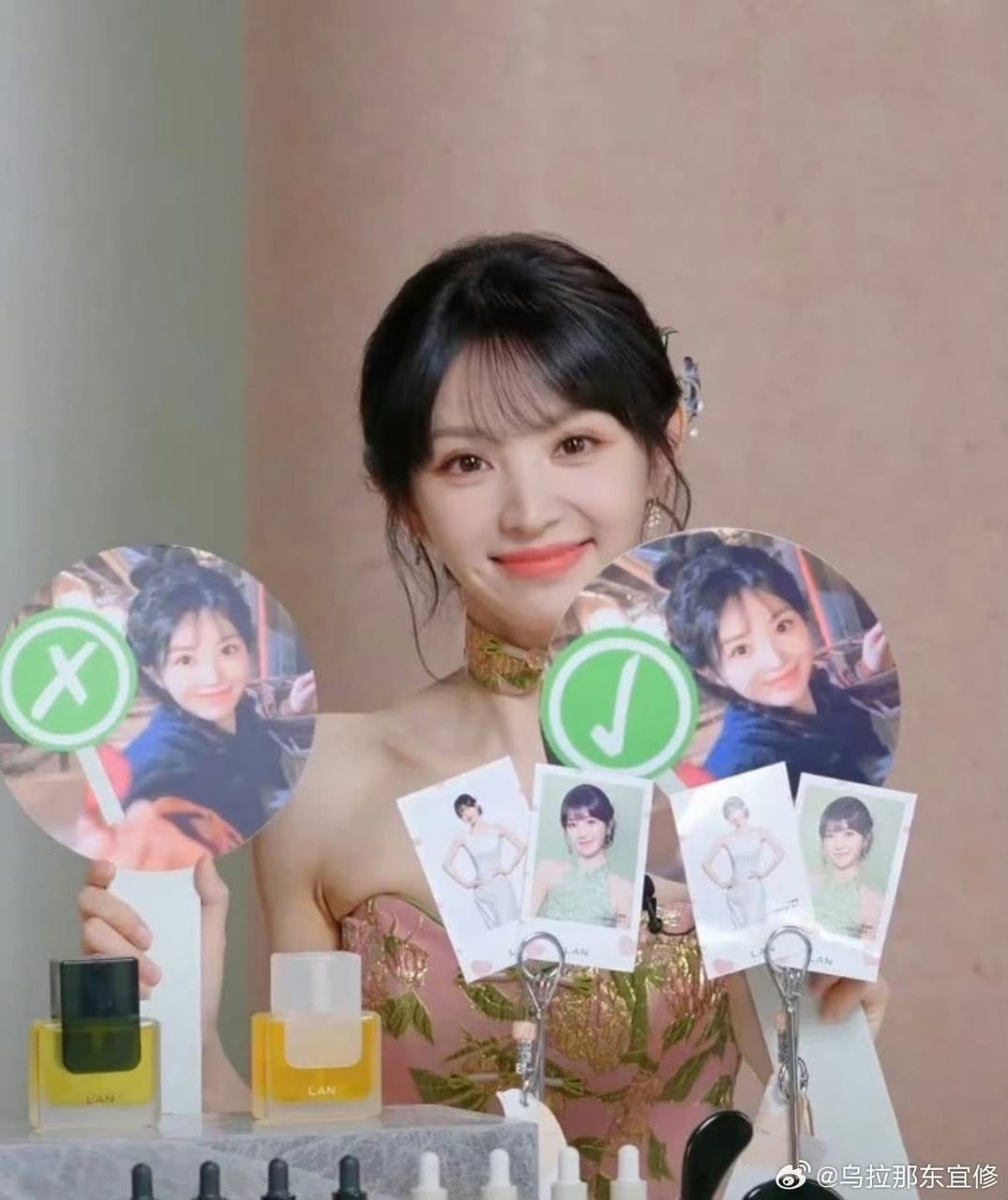 Điền Hi Vi mặc v&aacute;y o &eacute;p v&ograve;ng 1 khiến buổi livestream bị gi&aacute;n đoạn, ekip bị n&eacute;m đ&aacute; gắt- Ảnh 2.