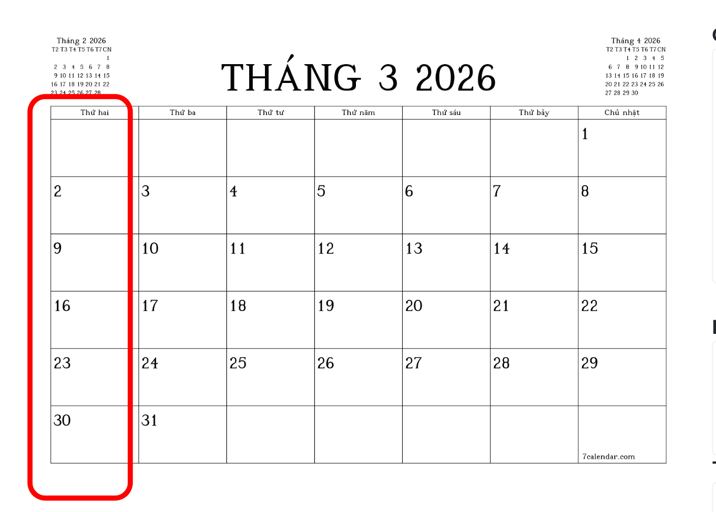 Th&aacute;ng 3/2026 tưởng đ&atilde; d&agrave;i lắm rồi: Ai ngờ th&aacute;ng 11/2026 cũng trải ra 6 tuần v&agrave; c&oacute; hẳn 5 ng&agrave;y thứ Hai!- Ảnh 1.