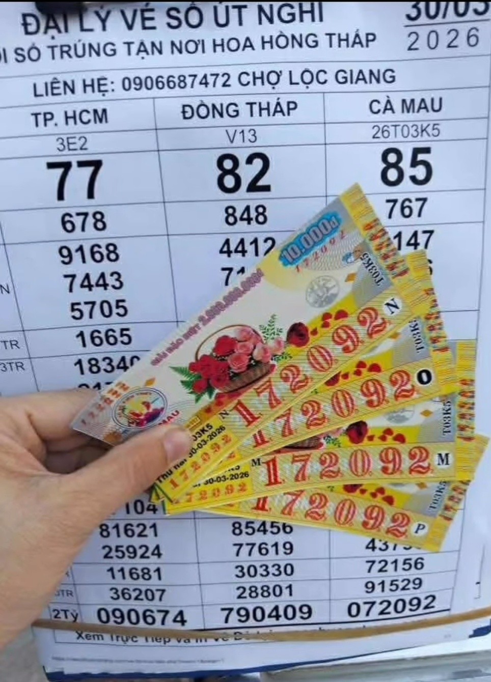 Sáng 31-3, lộ diện nhiều người trúng thưởng xổ số miền Nam- Ảnh 3. Sáng 31-3, lộ diện nhiều người trúng thưởng xổ số miền Nam- Ảnh 3.