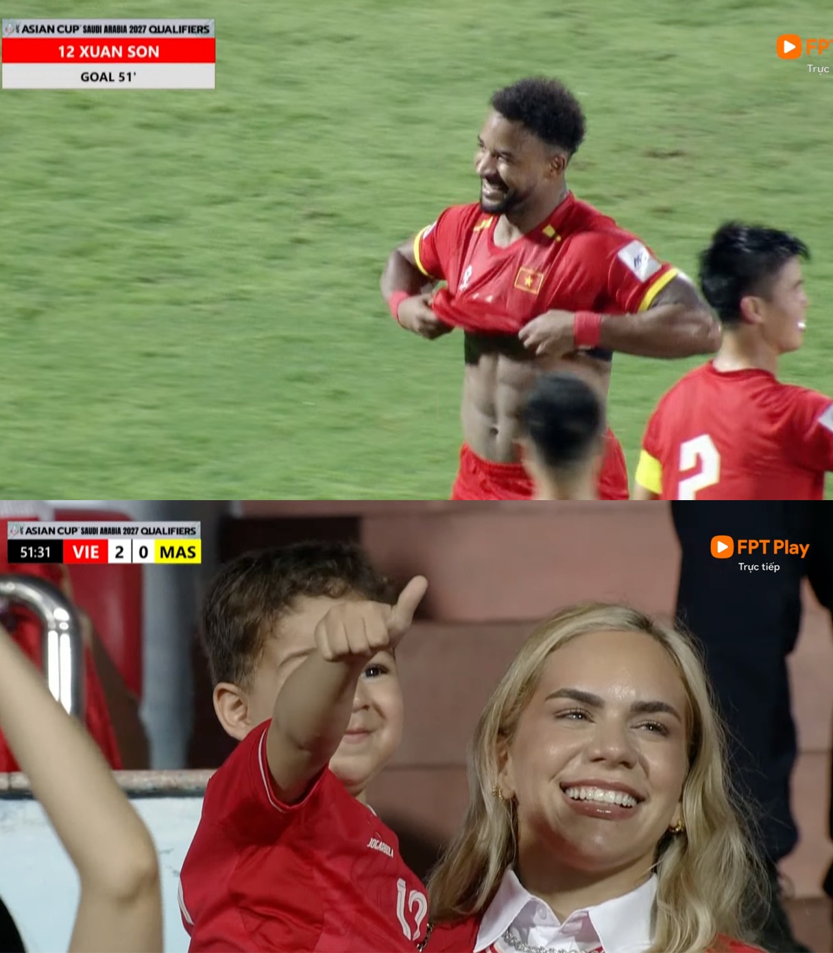 Phỏng vấn n&oacute;ng Xu&acirc;n Son sau m&agrave;n ghi b&agrave;n rồi khoe m&uacute;i: "C&oacute; nhiều người n&oacute;i t&ocirc;i b&eacute;o khiến t&ocirc;i c&agrave;ng quyết t&acirc;m"- Ảnh 2.