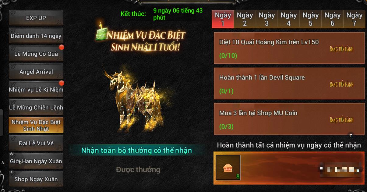 MU Lục Địa VNG tưng bừng đón sinh nhật 1 tuổi, tung loạt quà tặng cực hấp dẫn- Ảnh 3. MU Lục Địa VNG tưng bừng đón sinh nhật 1 tuổi, tung loạt quà tặng cực hấp dẫn- Ảnh 3.