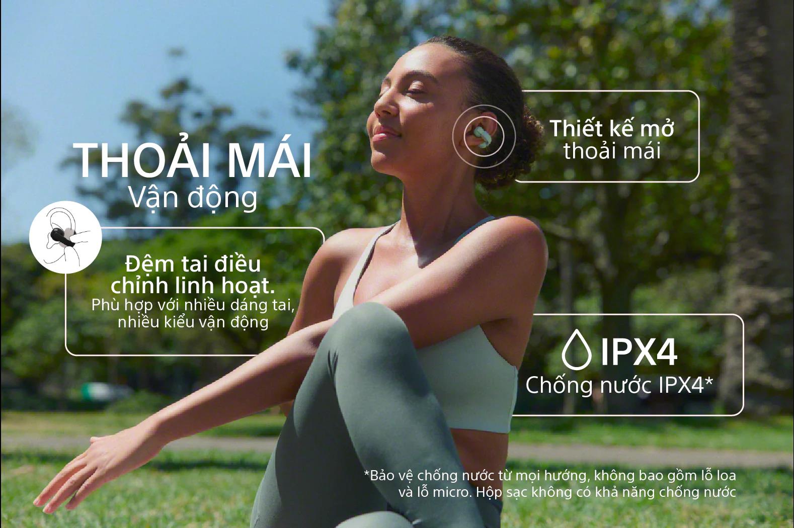 Sony Clip WF-LC900: Tai nghe mở dạng kẹp, tận hưởng cùng lúc âm nhạc và thế giới thực- Ảnh 5. Sony Clip WF-LC900: Tai nghe mở dạng kẹp, tận hưởng cùng lúc âm nhạc và thế giới thực- Ảnh 5.