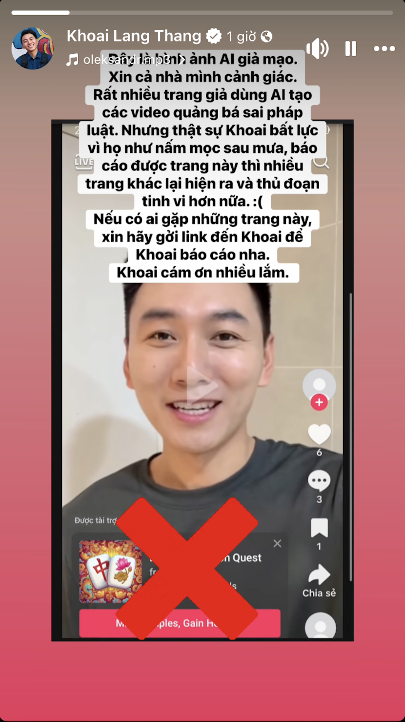 Khoai Lang Thang bất lực trước việc t&ecirc;n tuổi, h&igrave;nh ảnh bị trục lợi tr&aacute;i ph&eacute;p- Ảnh 1.