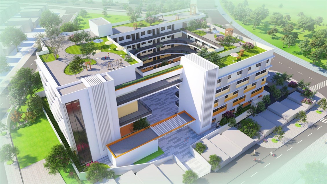 Cuối năm nay, khu Đống Đa, H&agrave; Nội sẽ c&oacute; 1 trường THPT mới cực XỊN: Diện t&iacute;ch x&acirc;y dựng hơn 2.000m2, nh&igrave;n ảnh phối cảnh m&agrave; m&ecirc;!- Ảnh 4.