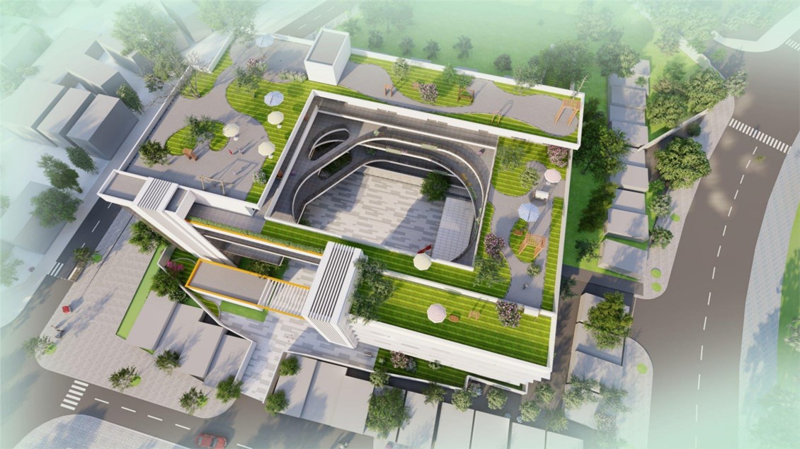 Cuối năm nay, khu Đống Đa, H&agrave; Nội sẽ c&oacute; 1 trường THPT mới cực XỊN: Diện t&iacute;ch x&acirc;y dựng hơn 2.000m2, nh&igrave;n ảnh phối cảnh m&agrave; m&ecirc;!- Ảnh 9.