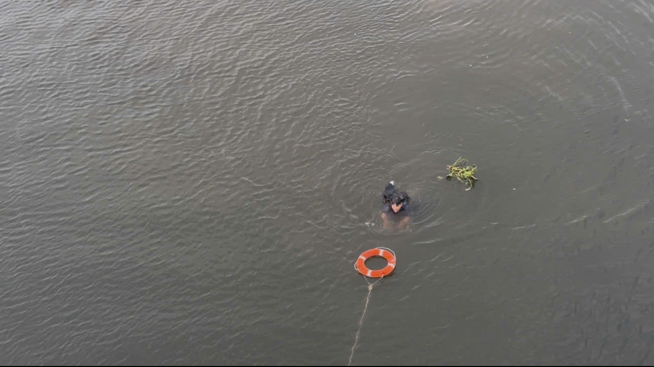 Nhảy cầu Phú Long, nam thanh niên SN 2005 may mắn sống sót nhờ bám víu vào đám lục bình- Ảnh 1. Nhảy cầu Phú Long, nam thanh niên SN 2005 may mắn sống sót nhờ bám víu vào đám lục bình- Ảnh 1.