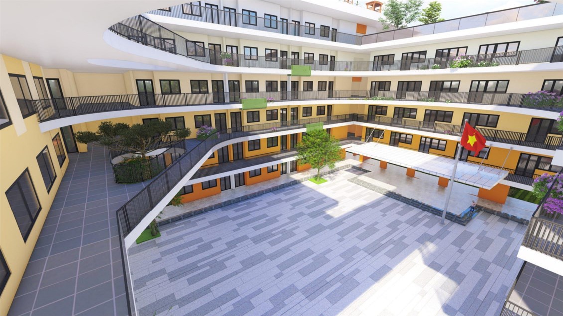 Cuối năm nay, khu Đống Đa, H&agrave; Nội sẽ c&oacute; 1 trường THPT mới cực XỊN: Diện t&iacute;ch x&acirc;y dựng hơn 2.000m2, nh&igrave;n ảnh phối cảnh m&agrave; m&ecirc;!- Ảnh 6.