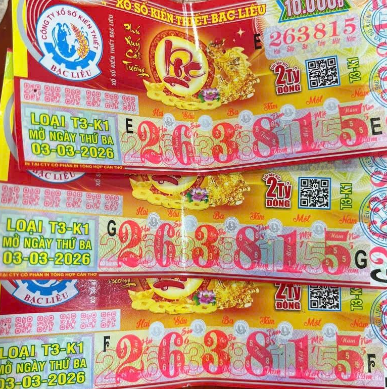 Giải độc đắc của xổ số miền Nam liên tục "nổ" tại 1 đại lý vé số ở Cà Mau- Ảnh 1. Giải độc đắc của xổ số miền Nam liên tục "nổ" tại 1 đại lý vé số ở Cà Mau- Ảnh 1.