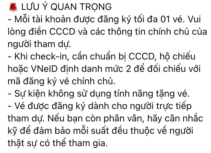 Fanmeeting của nam ca sĩ từng l&agrave; sinh vi&ecirc;n Học viện Cảnh s&aacute;t: VNeID định danh mức 2 mới được check-in, v&eacute; 0 đồng hết sạch trong t&iacute;ch tắc- Ảnh 2.