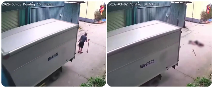 Vừa làm thượng thọ được ít ngày, cụ ông 90 tuổi bị xe tải lùi cán tử vong khi đi bộ trong ngõ- Ảnh 1. Vừa làm thượng thọ được ít ngày, cụ ông 90 tuổi bị xe tải lùi cán tử vong khi đi bộ trong ngõ- Ảnh 1.