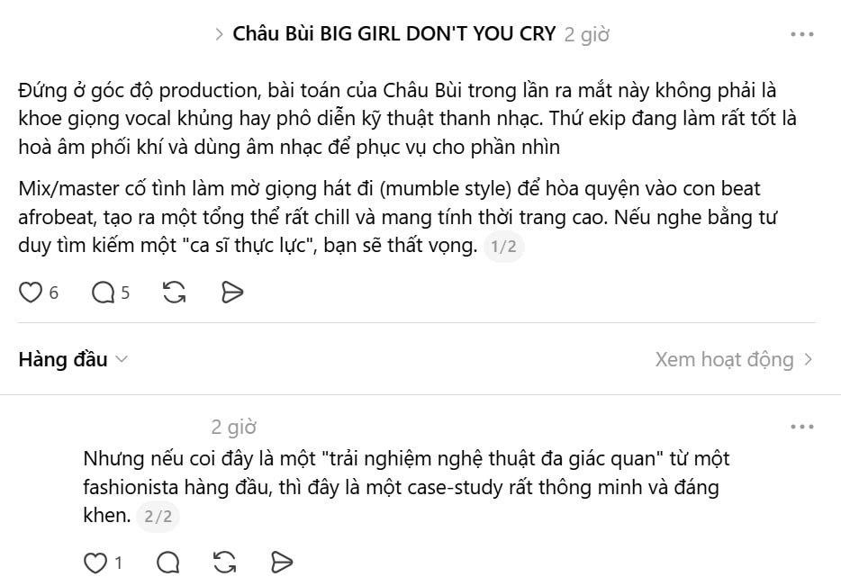 Ch&acirc;u B&ugrave;i ch&iacute;nh thức cầm mic đi h&aacute;t: C&oacute; Binz yểm trợ nhưng vẫn nhạt, b&ugrave; lại visual "g&aacute;nh trọn" cả MV!- Ảnh 12.