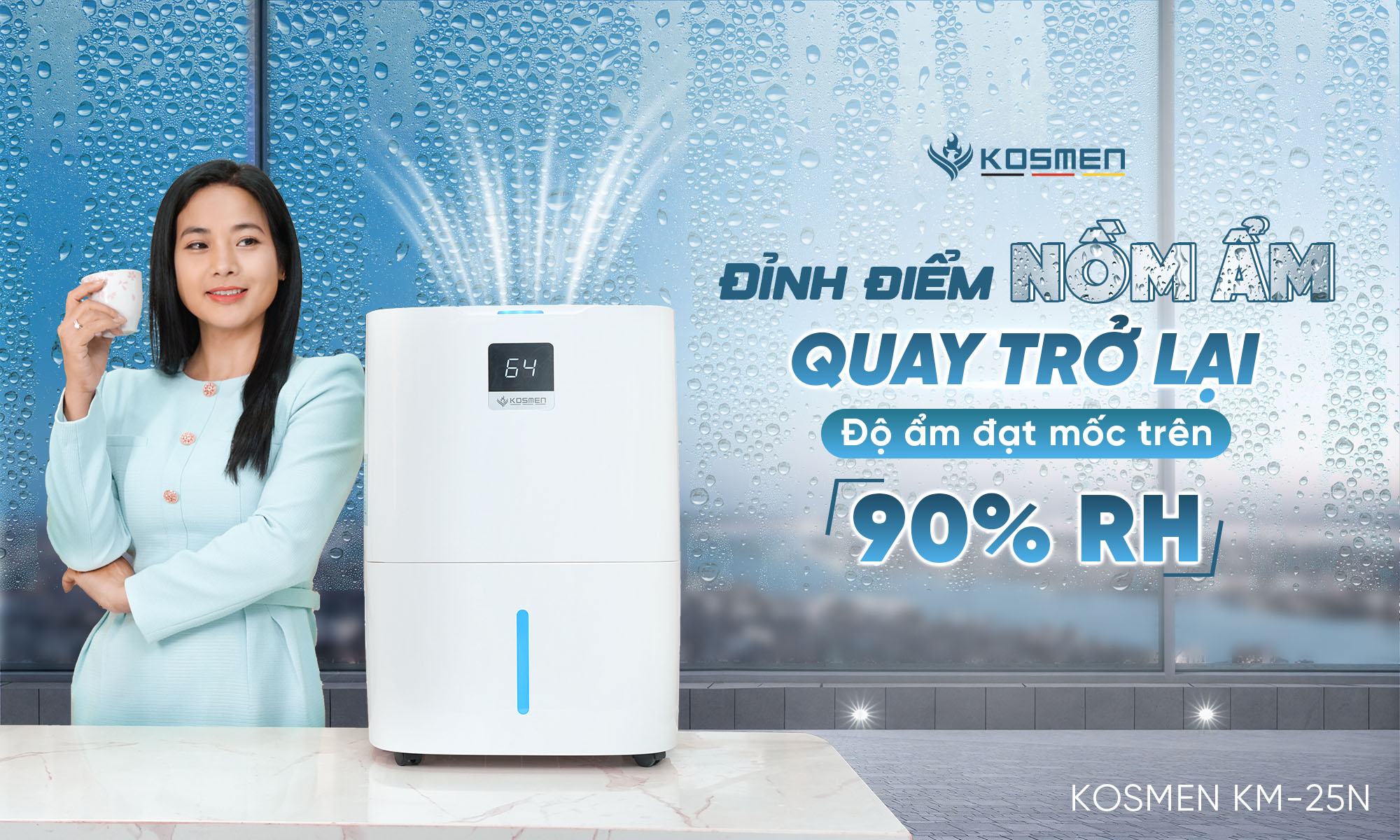 Thời tiết mưa ph&ugrave;n nồm ẩm, m&aacute;y h&uacute;t ẩm &ldquo;ch&aacute;y h&agrave;ng&rdquo; tại c&aacute;c si&ecirc;u thị- Ảnh 1.